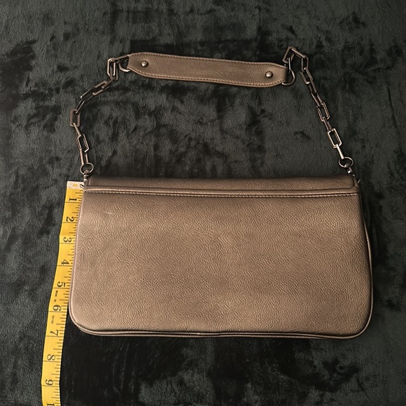 Tory Burch Gun-Metal Large Shoulder Bag/Purse - Picture 2 of 11